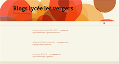 Desktop Screenshot of lyceelesvergers.org