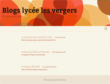 Tablet Screenshot of lyceelesvergers.org